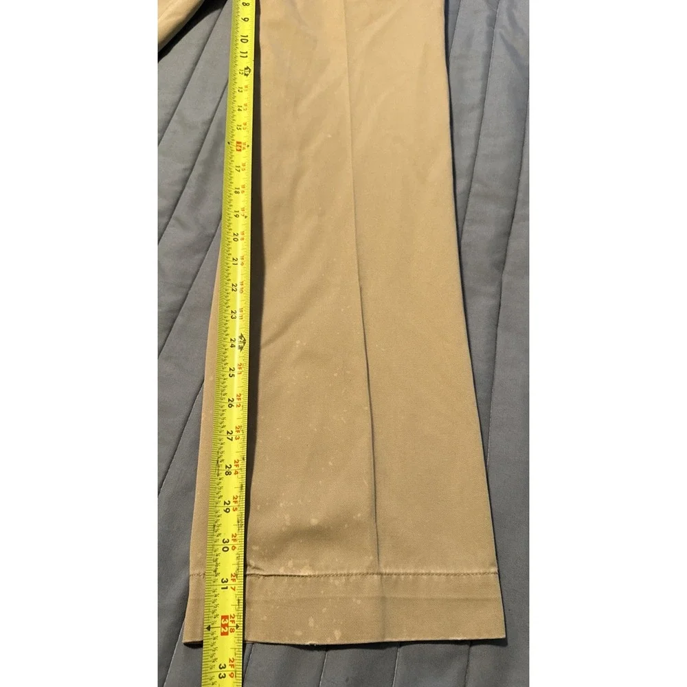 Polo Ralph Lauren Mens Classic Tan Khaki Chino Pants Cotton 38x32 Please Read!!